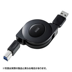 サンワサプライ KU30-M10 USB3.0巻取りケーブル