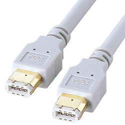 サンワサプライ KE-1394-45K IEEE1394ケーブル