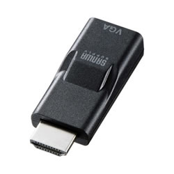 サンワサプライ AD-HD16VGA HDMI-VGA変換アダプタ (HDMIAオス-VGAメス)
