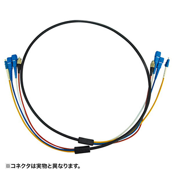 サンワサプライ HKB-FCFCWPRB1-10 防水ロバスト光ファイバケーブル