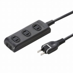 サンワサプライ TAP-TSH42BKN 火災予防安全タップ