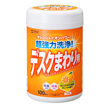 サンワサプライ CD-WT6KL ウェットティッシュ(強力タイプ)