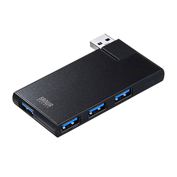 サンワサプライ USB-3HSC1BK USB3.0 4ポートハブ