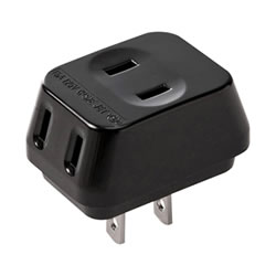サンワサプライ TAP-AC3BKN トリプルタップ