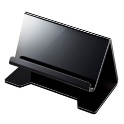 サンワサプライ PDA-STN13BK タブレット・スマートフォン用デスクトップスタンド(ブラック)