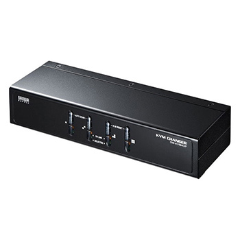 サンワサプライ SW-KVM4UP PS/2・USB両対応パソコン自動切替器（4：1）