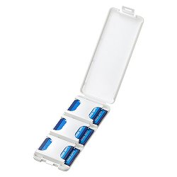 サンワサプライ FC-MMC23SDW SDカードケース(6枚収納・ホワイト)