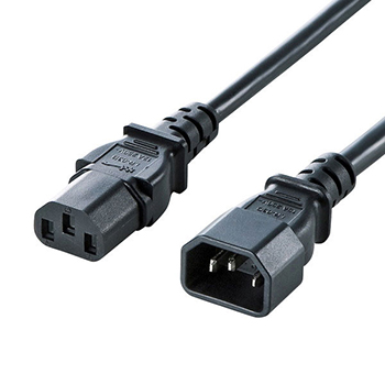 サンワサプライ APW12-C14C13250-18 電源コード12A250V(1.8m)