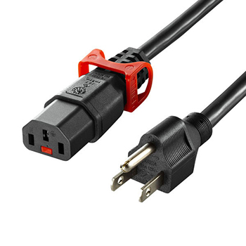 サンワサプライ APW15-515C13LP-10 抜け防止ロック式電源コードロックプラス(1m)