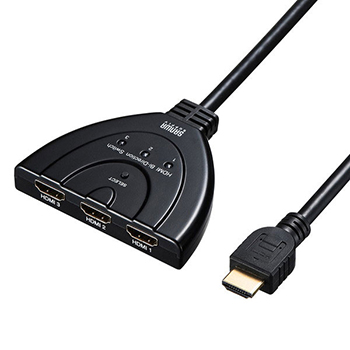 サンワサプライ SW-HD31BD HDMI切替器(3入力・1出力または1入力・3出力)