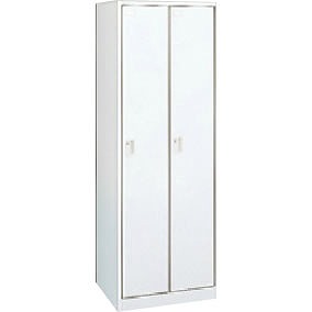 TLK-S2W 豊國工業 2人用ロッカー ワイド シリンダー錠 ホワイトグレー TLK-S2W 豊國工業 2人用ロッカー ワイド シリンダー錠 ホワイトグレー