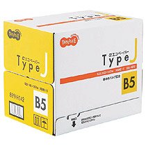 AEJ-B5 αエコペーパー タイプJ B5 汎用品 (226-4820) 1箱=2500枚(500枚×5冊)