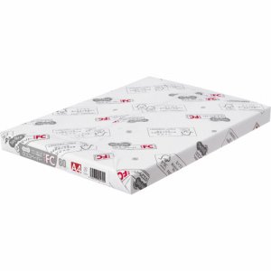 AEFC80-A4 αエコペーパー タイプFC A4 標準 80G 1冊250枚 汎用品 (421-3444) 1冊＝250枚