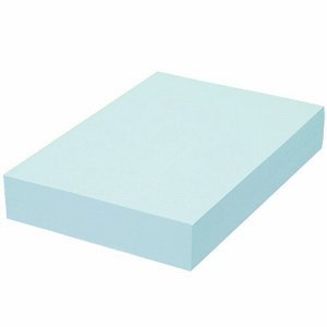 AEC-ABA4B αエコカラーペーパーII アクアブルー A4 汎用品 (422-3481) 1冊=500枚