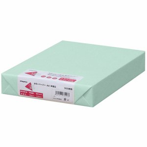 Nagatoya ナ-3261 COLOR PAPER A4 中厚口 浅黄 (220-6493) 1冊＝500枚