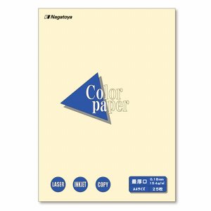 長門屋商店 ナ-3502 Color Paper A4 最厚口 レモン
