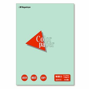 Nagatoya ナ-2411 COLOR PAPER B4 特厚口 浅黄 (220-7568) 1冊=50枚