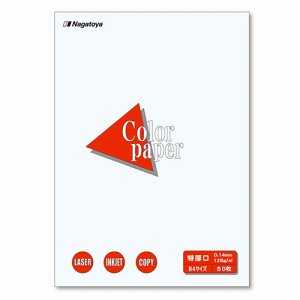 Nagatoya ナ-2401 COLOR PAPER B4 特厚口 白 (220-7339) 1冊=50枚