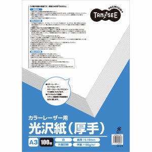 LPFGA3-100 カラーレーザープリンタ用 厚手光沢紙A3 汎用品