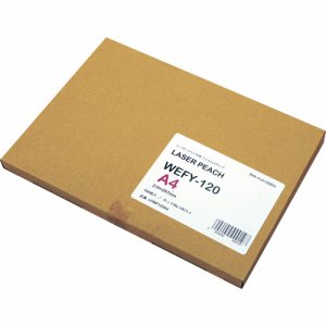 ダイオーペーパープロダクツ LPWF120A4 レーザーピーチ WEFY-120 A4 (421-4861) 1冊=100枚