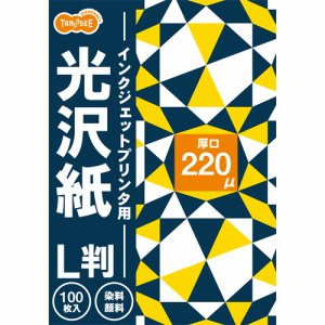IJCS1L1HB インクジェットプリンタ用 光沢紙 L判 汎用品 (421-4939) 1冊=100枚