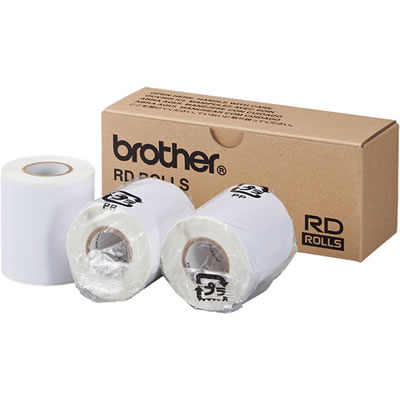 BROTHER RD-M10J1 RJ-4030/4040/3050/3150用プレカット紙ラベル 3本