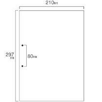 CPA412S スマイル用LBP用紙 A4汎用白紙 分割なし 2穴 汎用品 (921-3845) 1セット=1000枚