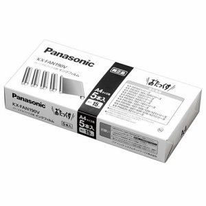 PANASONIC KX-FAN190V 普通紙ファクス用インクフィルム A4 15m (329-1788) 1箱=5本