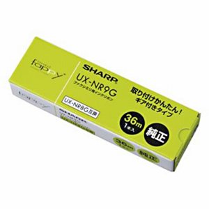 SHARP UX-NR9G ファクシミリ用インクリボン A4幅 36M巻 (329-1764)