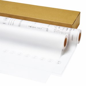 IJTT80A1S インクジェットプロッタ用トレペ A1ロール 594mm×50m 1セット(4本:2本×2箱) 汎用品 (93