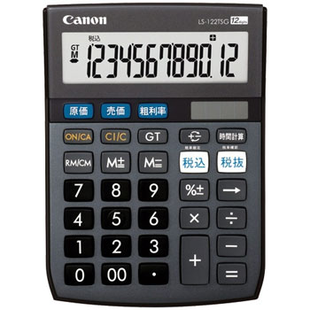 CANON 5571B001 電卓 LS-122TSG 12桁 ミニ卓上タイプ
