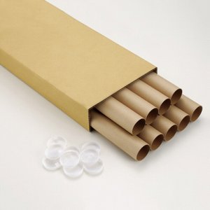 SKNA19 製図用紙管(ポリ蓋付き) A1(650mm) 汎用品 (411-7698) 1箱=9本