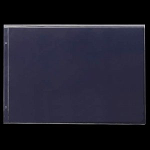 LTA2-CT チャック式図面ケース A2サイズ 2穴 透明 汎用品 (513-7664)