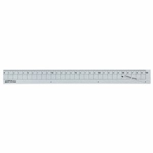 クツワ XS30SV アルミ定規 30CM シルバー (212-9176)