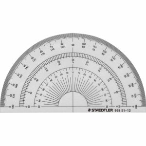 ステッドラー 968 51-12 半円分度器 12CM (034-6443)