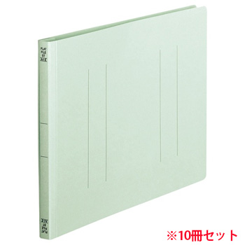 OSST-A4EB フラットファイル A4ヨコ 背幅18mm 青 10冊パック 汎用品 (611-3377) 1パック＝10冊