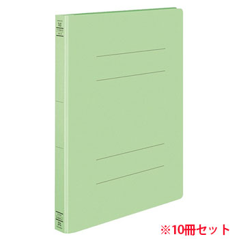 コクヨ フ-VSW10G フラットファイルS(ストロングタイプ) A4タテ 250枚収容 背幅28mm 緑 10冊セット (91