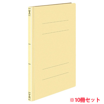 コクヨ フ-T10NY フラットファイルT A4タテ 150枚収容 背幅18mm 黄 10冊セット (915-9785) 1セッ