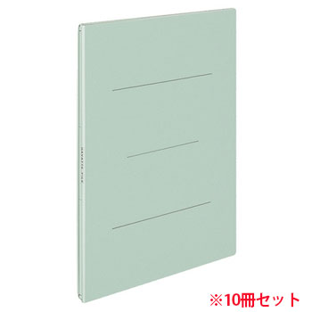 コクヨ フ-90G ガバットファイル(紙製) A4タテ 1000枚収容 背幅13~113mm 緑 10冊セット (719-112