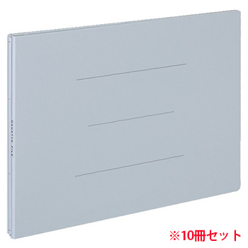 コクヨ フ-95B ガバットファイル(紙製) A4ヨコ 1000枚収容 背幅13~113mm 青 10冊セット (910-972