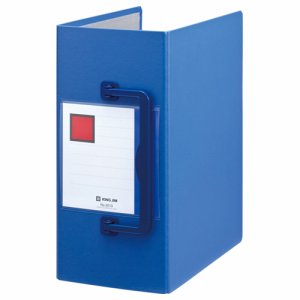 KINGJIM 3513アオ キングファイル スーパードッチ(特厚) A4タテ 1300枚収容 130mmトジ 背幅146mm