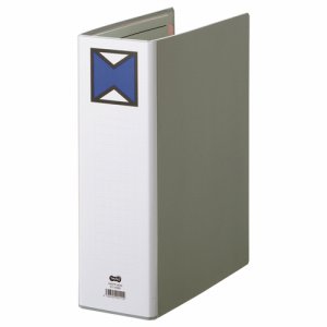 A4SPF-8GN パイプ式ファイル 片開き A4タテ背幅96mm グレー 汎用品 (311-9389)