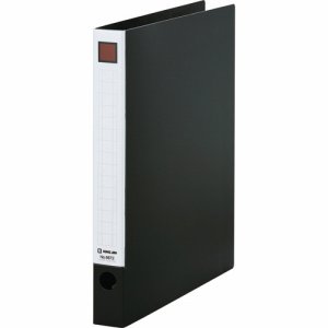 KINGJIM 6672K レバーリングファイル A4タテ 2穴 250枚収容 背幅33mm 黒
