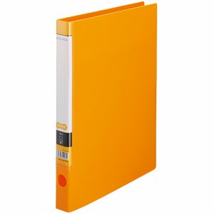 CRFSA4S-O Oリングファイル A4タテ 2穴 背幅32mm オレンジ 汎用品
