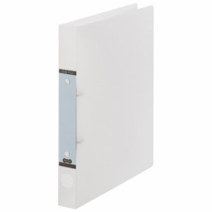 ORFM-A4-C 半透明表紙Oリングファイル A4タテ リング内径25mm クリア 汎用品