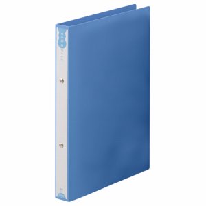 TRF-A4-B PP表紙リングファイル A4タテ 2穴 背幅31mm ブルー 10冊セット 汎用品 (710-3827) 1セ