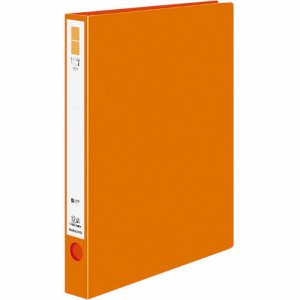 コクヨ フ-UR430NYR リングファイル(ER・PP表紙) A4タテ 2穴 220枚収容 背幅39mm オレンジ (614-