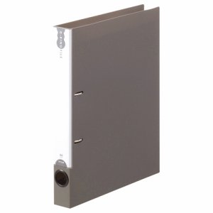 TD-A4-DM PP表紙Dリングファイル A4タテ 2穴 背幅38mm ダークグレー 汎用品