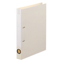 TD-A4-W PP表紙Dリングファイル A4タテ 2穴 背幅38mm オフホワイト 汎用品