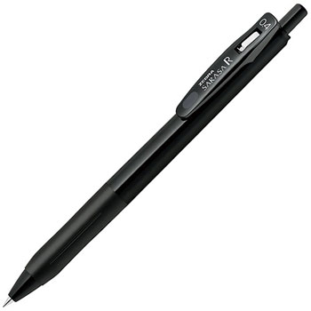 ゼブラ JJS29-R1-BK1 ゲルインクボールペン サラサR 0.4mm 軸色黒 インキ黒